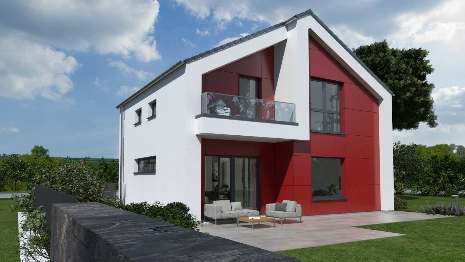 EINFAMILIENHAUS MIT MODERNEM DESIGNANSPRUCH