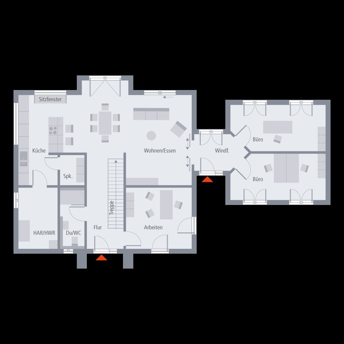 EINFAMILIENHAUS MIT EIGENEM BÜRO