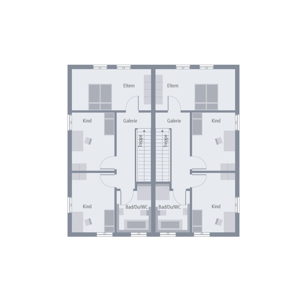 PURISTISCHES DOPPELHAUS