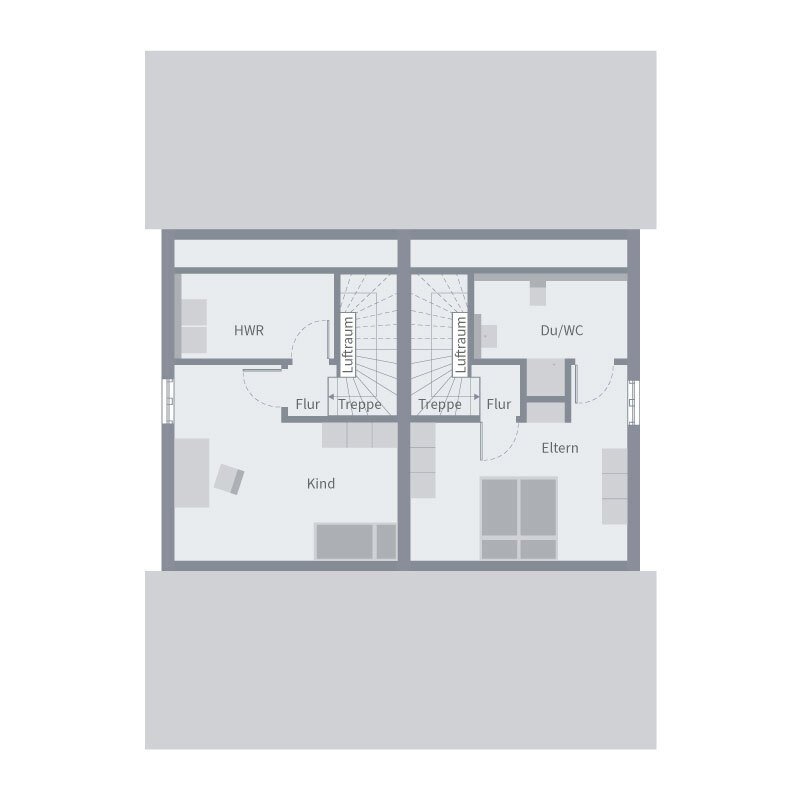 MODERNES ZWEIFAMILIENHAUS MIT VIELSEITIGEM GRUNDRISS