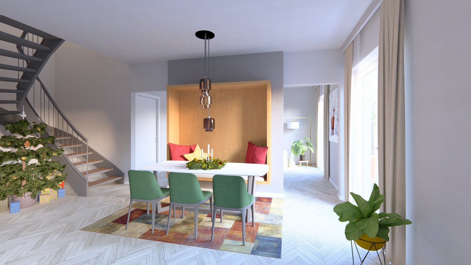 EINFAMILIENHAUS MIT OFFENER RAUMGESTALTUNG