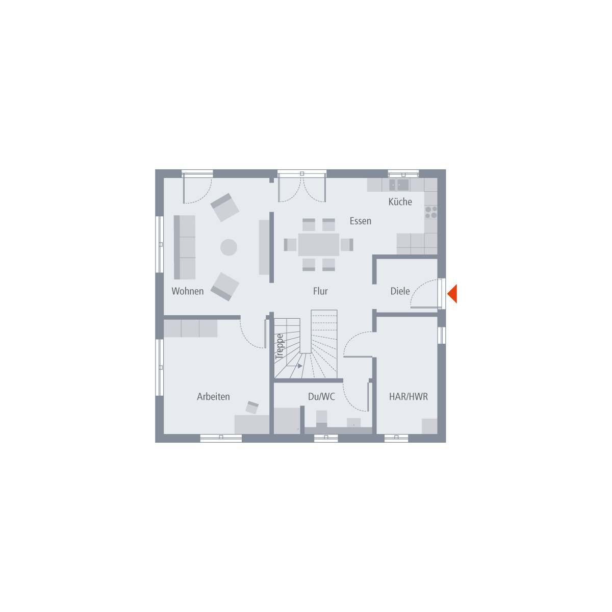 EINFAMILIENHAUS MIT OFFENER RAUMGESTALTUNG