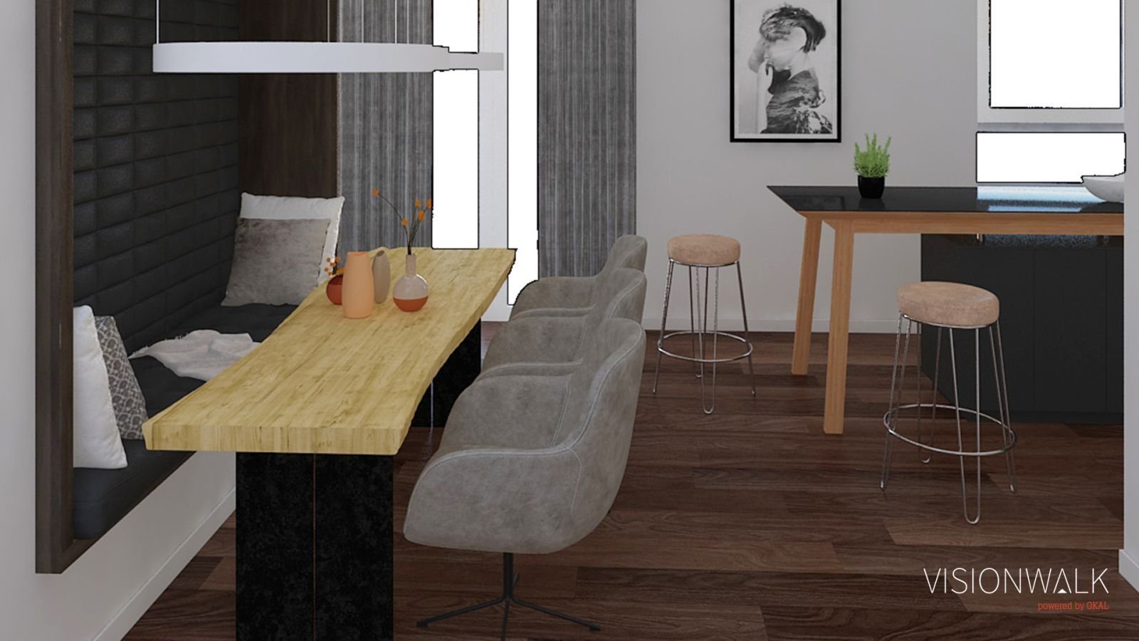 Ansicht Esszimmer/Küche Ansicht Esszimmer/Küche