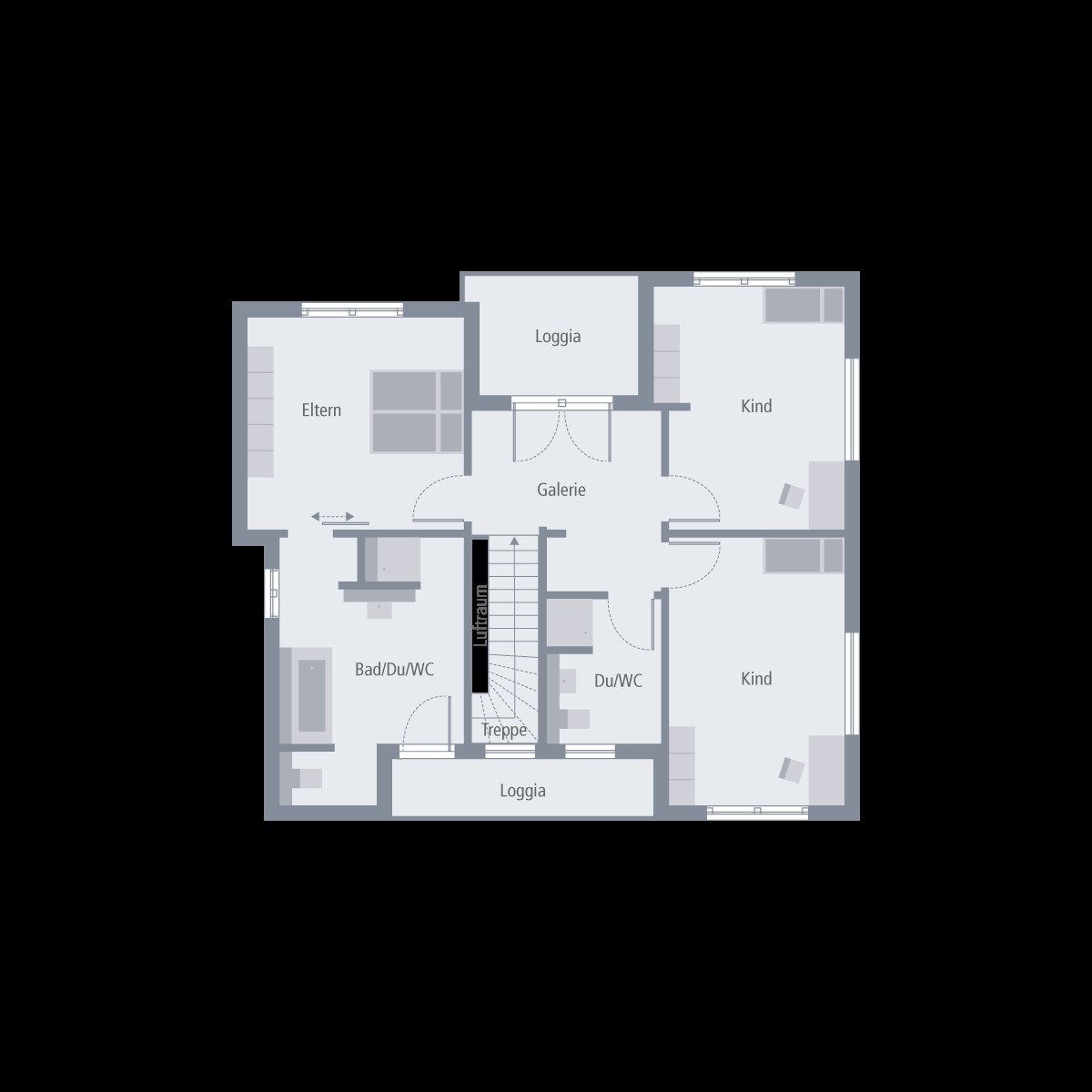 Grundriss Obergeschoss Grundriss Obergeschoss