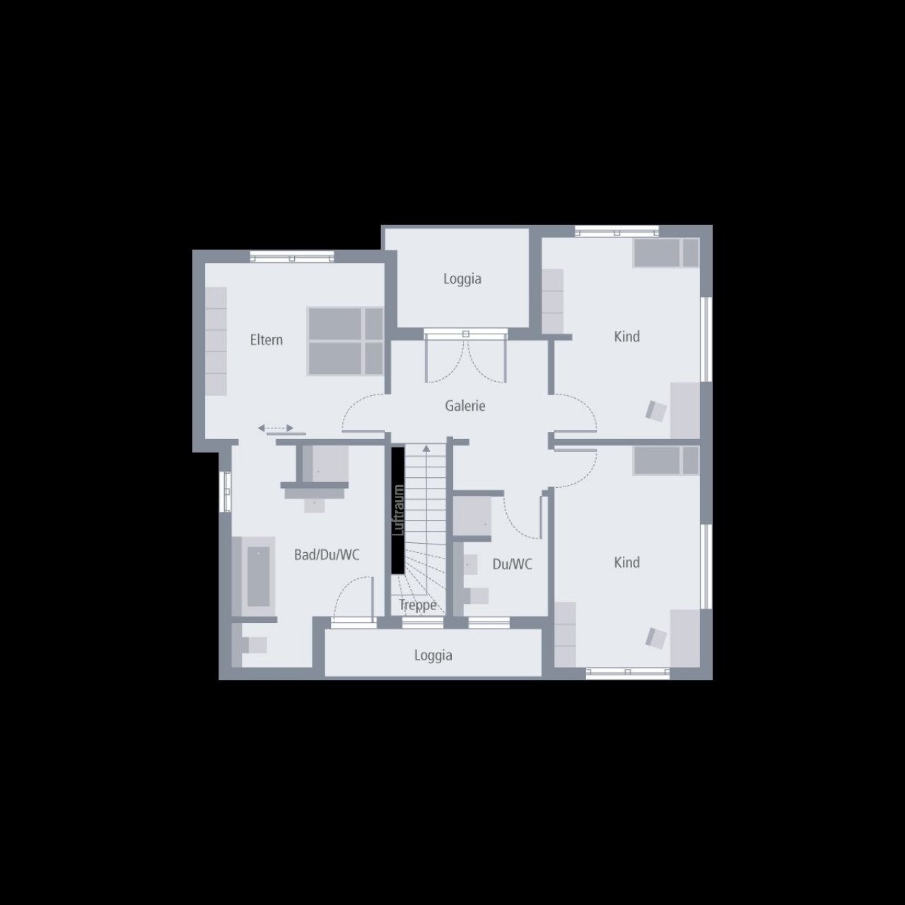 Grundriss Obergeschoss Grundriss Obergeschoss