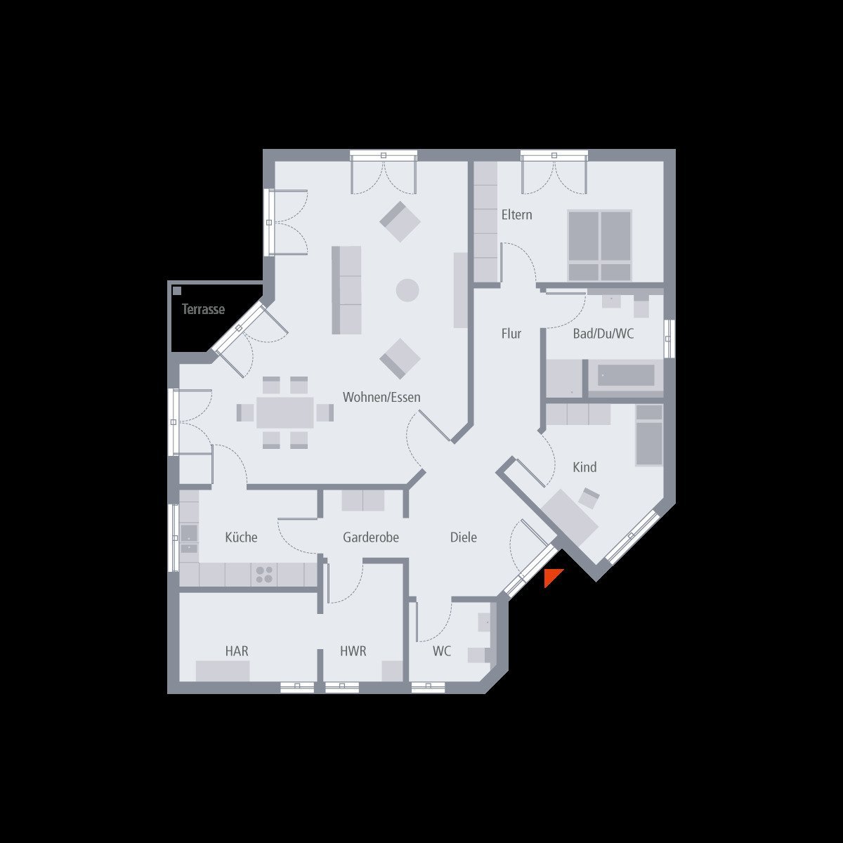 Grundriss Erdgeschoss Grundriss Erdgeschoss