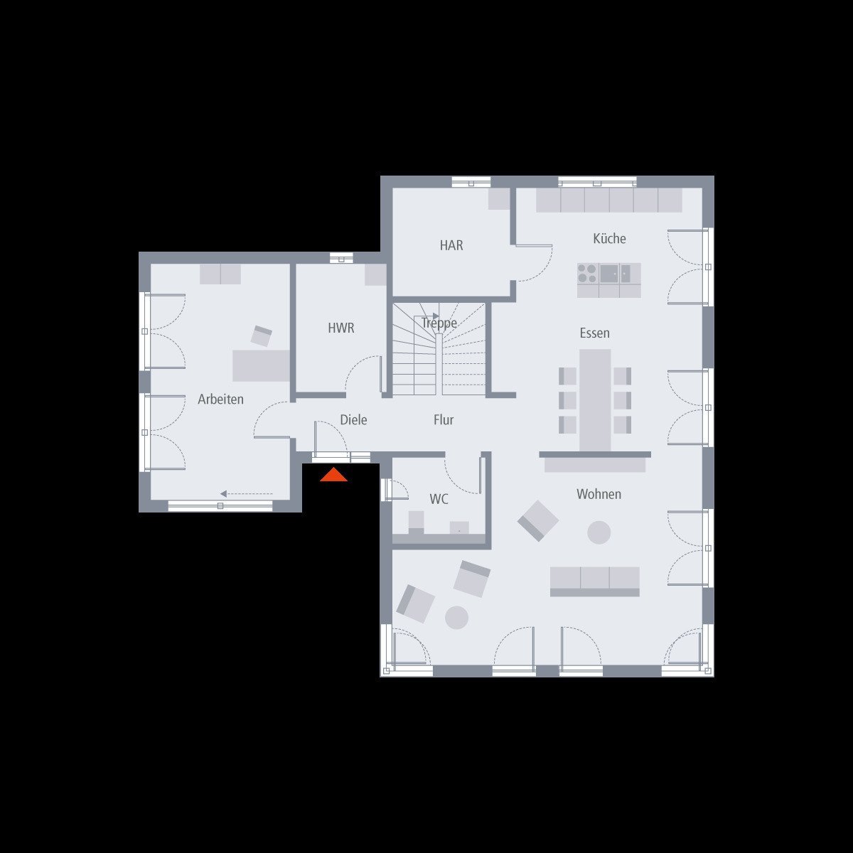 Grundriss Erdgeschoss Grundriss Erdgeschoss