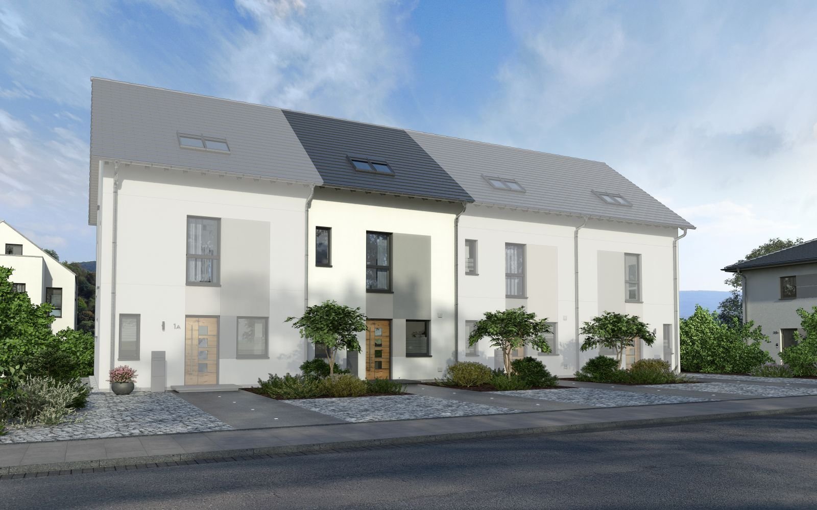 Ansicht Eingang Reihenmittelhaus Ansicht Eingang Reihenmittelhaus