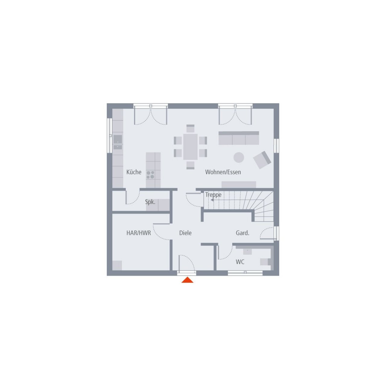 Grundriss Erdgeschoss Grundriss Erdgeschoss