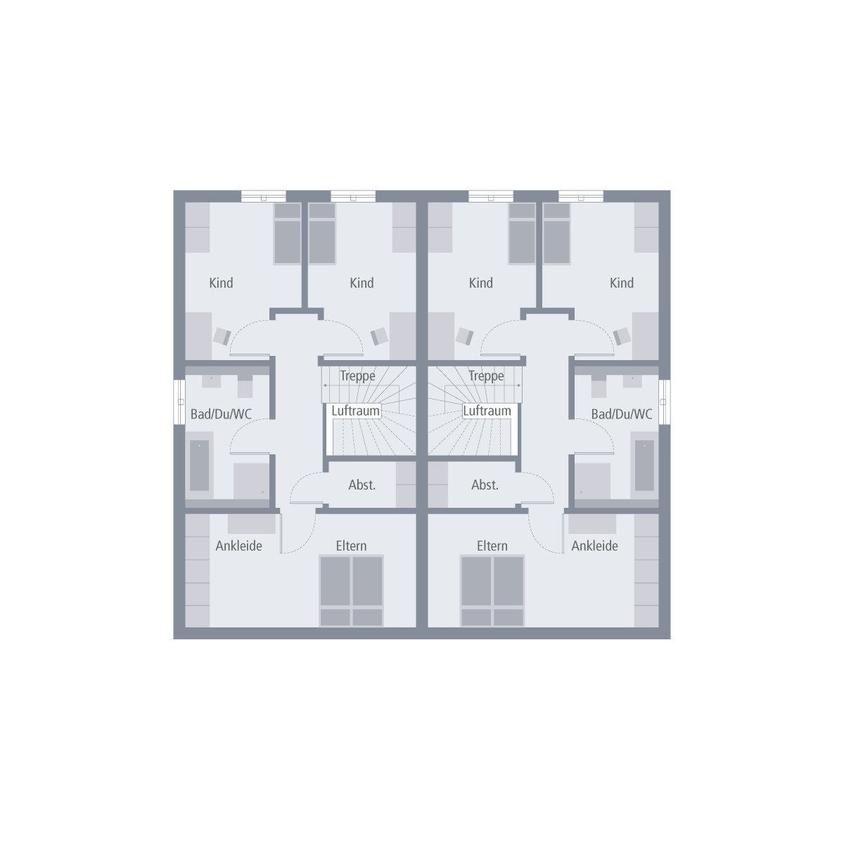 Grundriss Obergeschoss Grundriss Obergeschoss