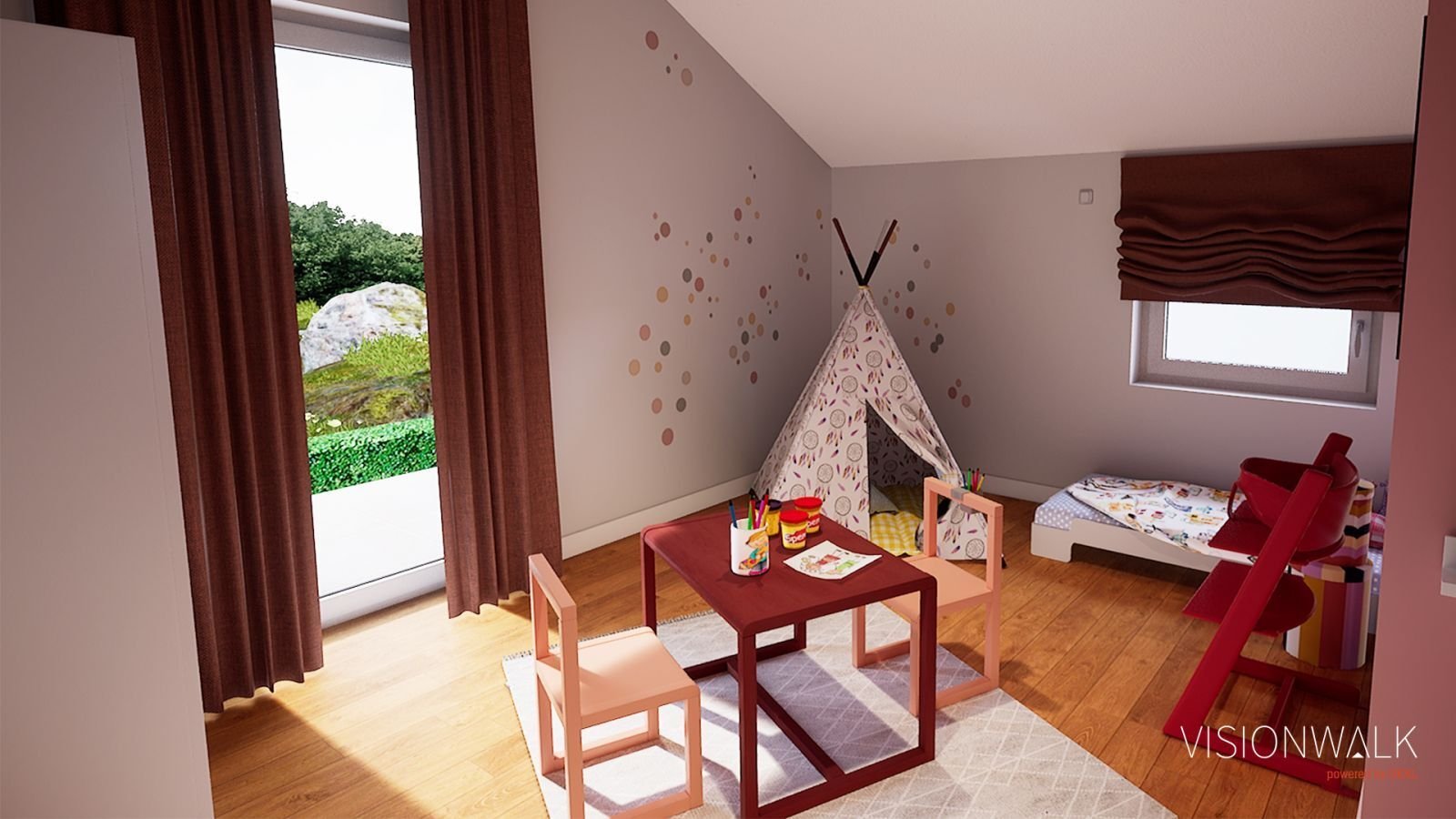 Ansicht Kinderzimmer Ansicht Kinderzimmer