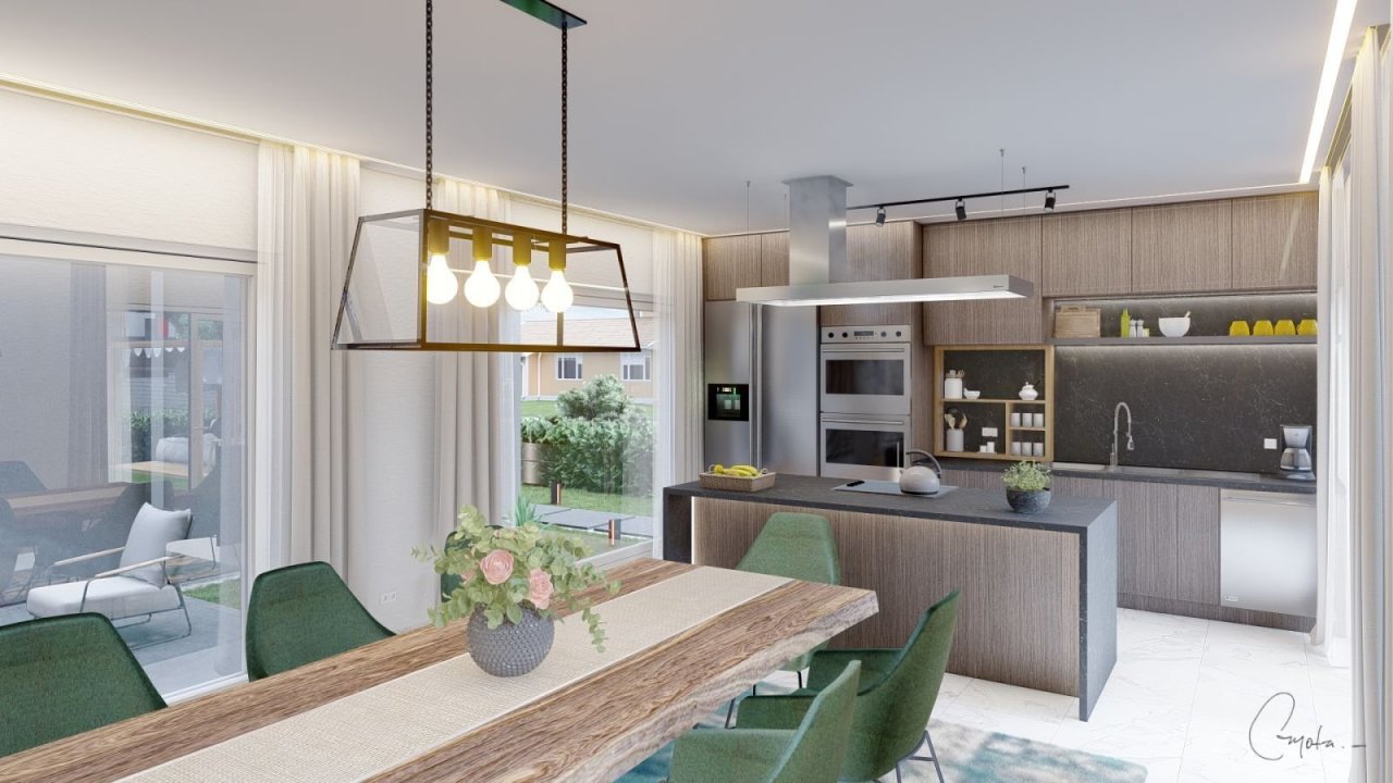 Ansicht Küche/Esszimmer Ansicht Küche/Esszimmer