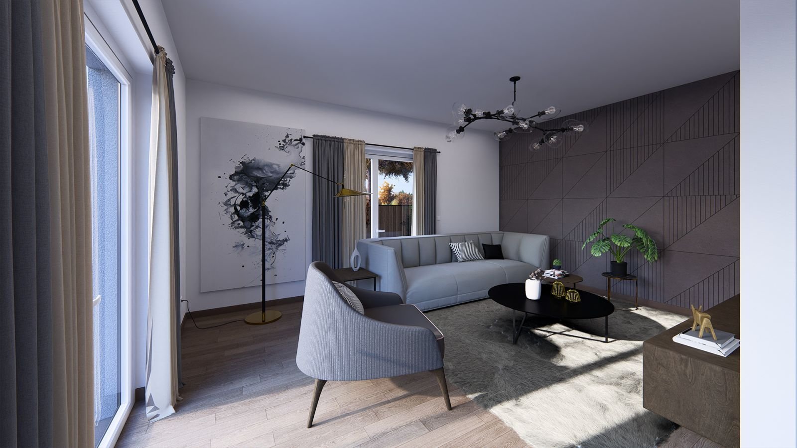 Ansicht Wohnzimmer Ansicht Wohnzimmer