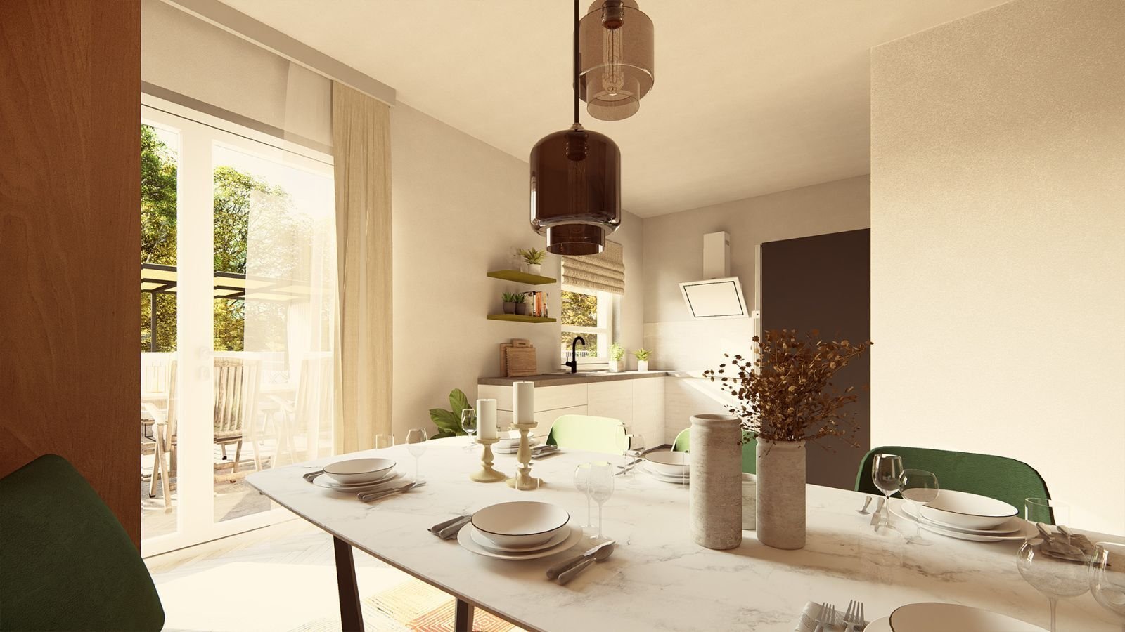 Ansicht Esszimmer Ansicht Esszimmer
