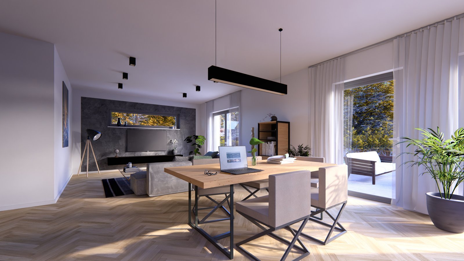 Ansicht Esszimmer Ansicht Esszimmer
